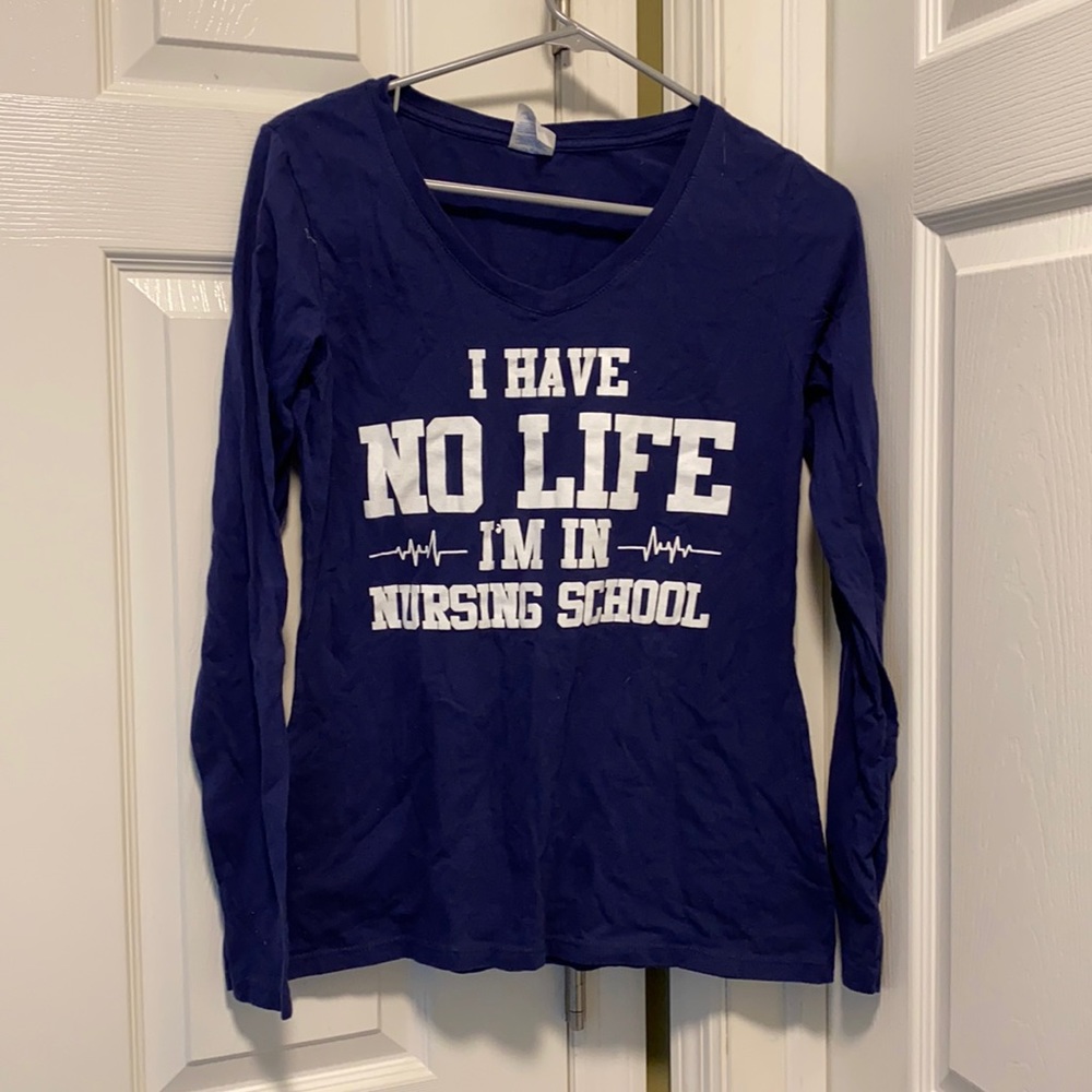 Nursing school Graphic Long Sleeve